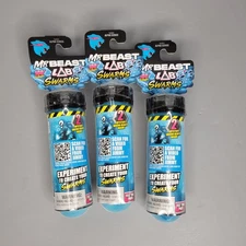 Lot Of 3 Mr Beast Lab Swarms Test Tube Mystery Micro Beasts Alpha Series