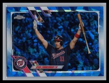 2021 Topps Chrome Sapphire #461 Ryan Zimmerman Refractor Washington Nationals