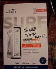 ARRIS SURFboard SB8200 DOCSIS 3.1 Cable Modem 2Gbps 2 Ethernet Ports
