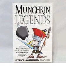 Munchkin LEGENDS Fantasy Card Game 1st Edition/1st Printing Steve Jackson Games 