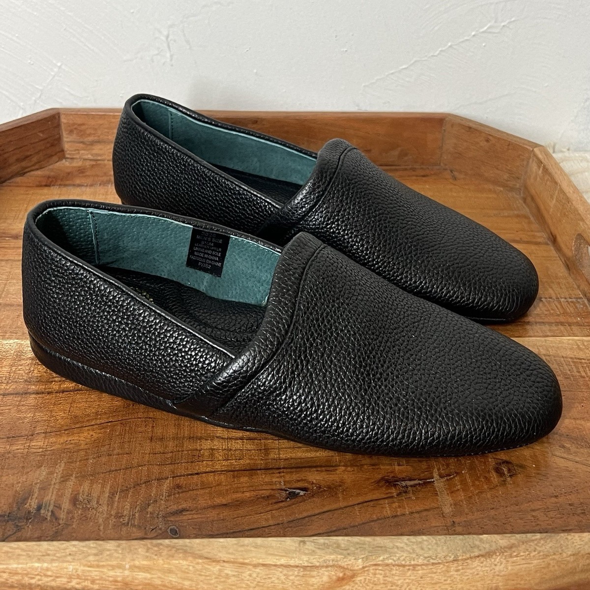 L.B. Evans Men Black Opera Aristocrat Casual Leather Loafers Slippers Sz 8.5 51i9sFW2RiL._AC_UY900_.jpg main image 3