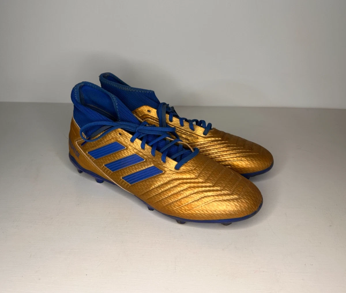 adidas Predator 19.3 FG Gold Metallic Blue for Sale | Authenticity