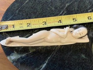 Antique Chinese Diagnostic Doctors Doll. Medical. Circa 1900. Repair