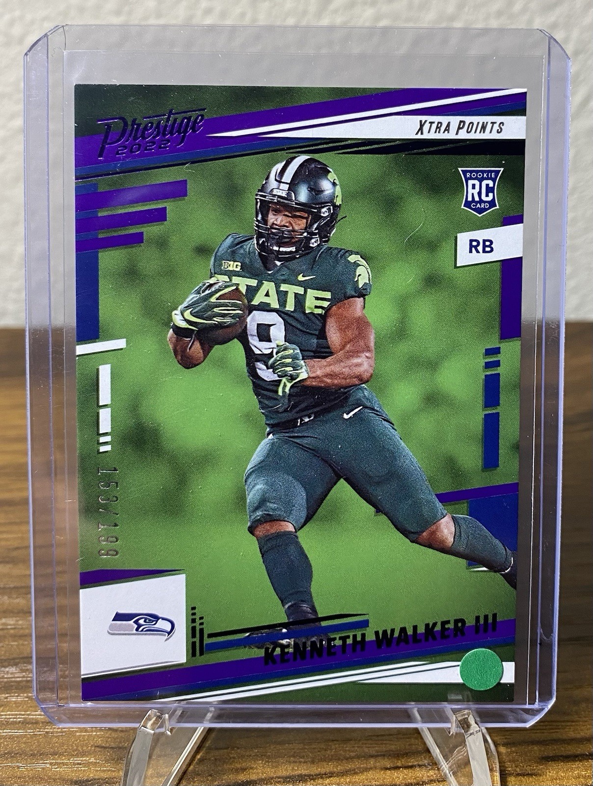 2022 Panini Prestige - Kenneth Walker III #314 Xtra Points Purple /199 (RC)