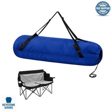 48-inch Waterproof Heavy Duty Canvas Folding Chair Carry Bag for Double Sin...
