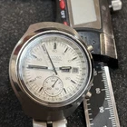 RARE Seiko Chronograph Automatic 6139-7100 Helmet Day Date  VIntage Men Watch