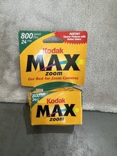 Kodak Max 800 Speed Film 1 Rolls 24 Exposures Total Expired 06/2002 Sealed