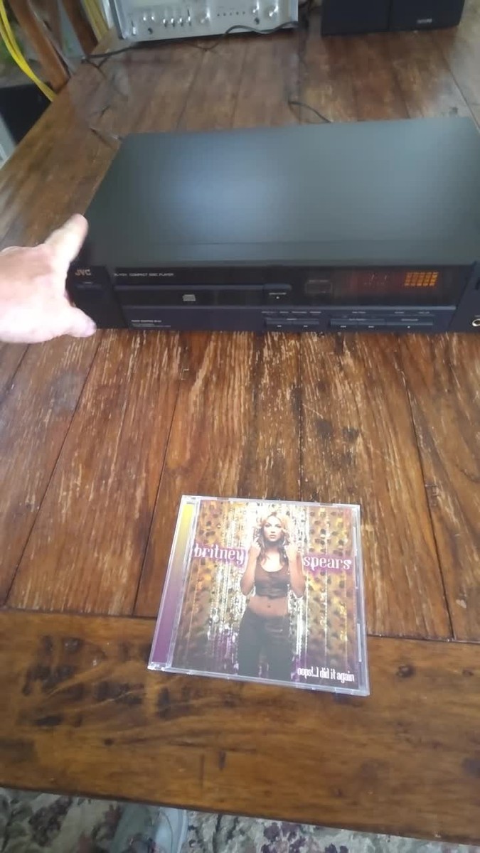 JVC Xl-v311 Compact Single Disc CD Player Vintage 1989 Dual