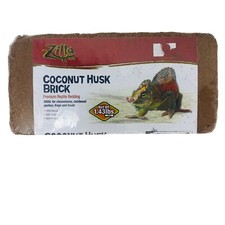 Zilla Coconut Husk Premium Reptile Bedding Brick 1.43 lbs 650 g 