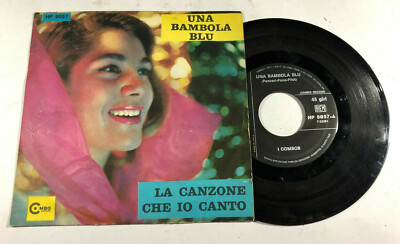 Vinyl 45 Runden Eine blaue Puppe / Das Lied, das ich singe I Combos