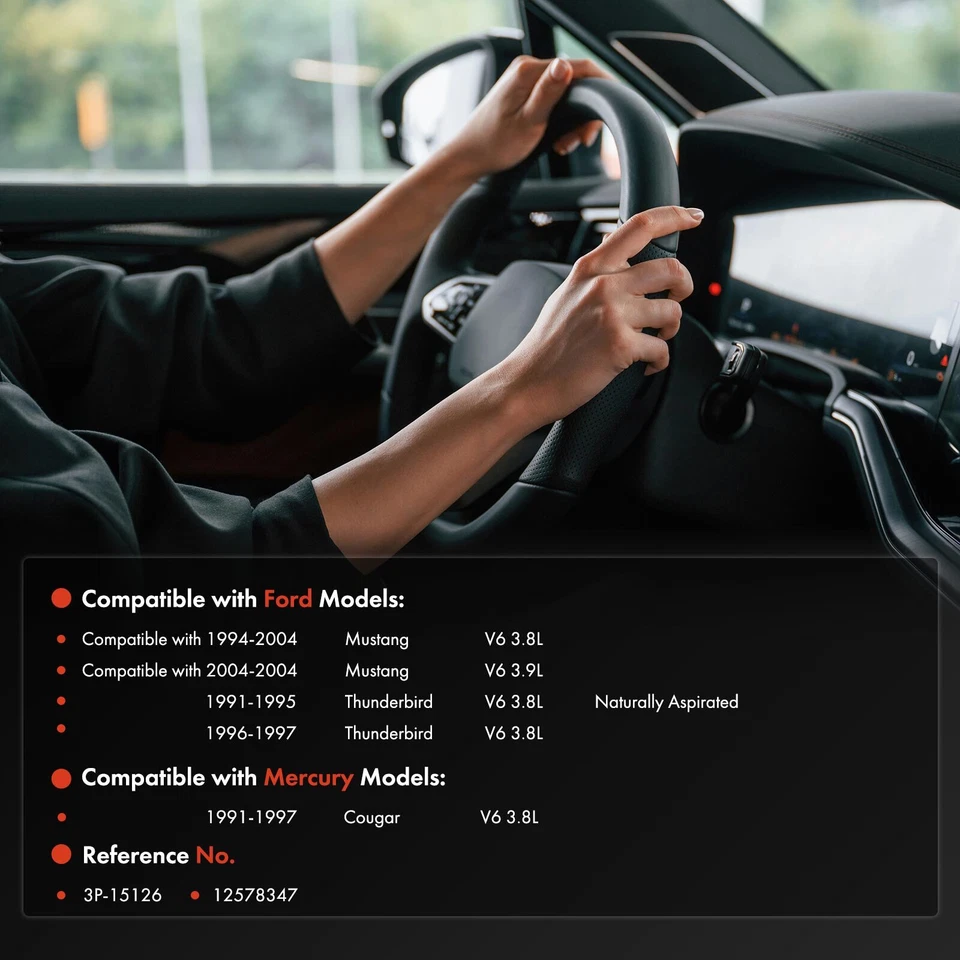 Polea de bomba de dirección asistida para Ford Mustang 1994-2004 Thunderbird Mercury Cougar Foto 2 de 4