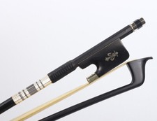 New black Carbon fiber cello bow with High quality Mongolian Horsehair