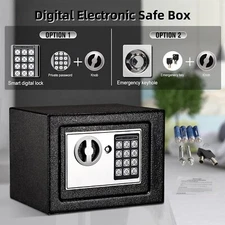 Digital Electronic Safe Box Keypad Lock Security Home Office Cash Jewelry Gun US
