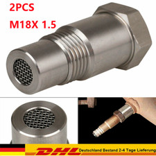 2XSauerstoffsensor O2 M18x1.5 Lambda Eliminator Lambdasonde Verlängerungsadapter