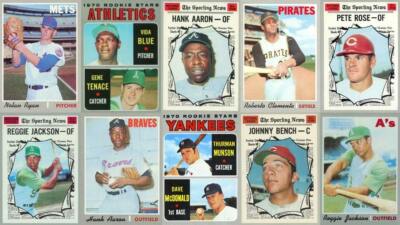 1970 TOPPS BASEBALL Cards Singles $1.49 ea. U-PICK #250-500
