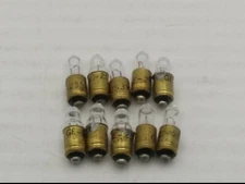 GENERAL ELECTRIC #253X MINIATURE GLOBE INSTRUMENT BULBS/LAMP, (LOT OF 10), NNB