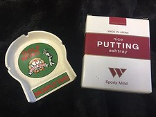 Ceramic Ash Tray For Golfers