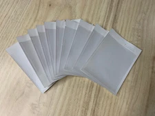 Self-Adhesive Vinyl Pockets Business Card Sz 10 Pcs Per Set Non Glare See Throug