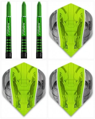 PENTATHLON WINMAU Kombi Pentathlon Dart Flight Winmau Prism Force Dart Schäfte