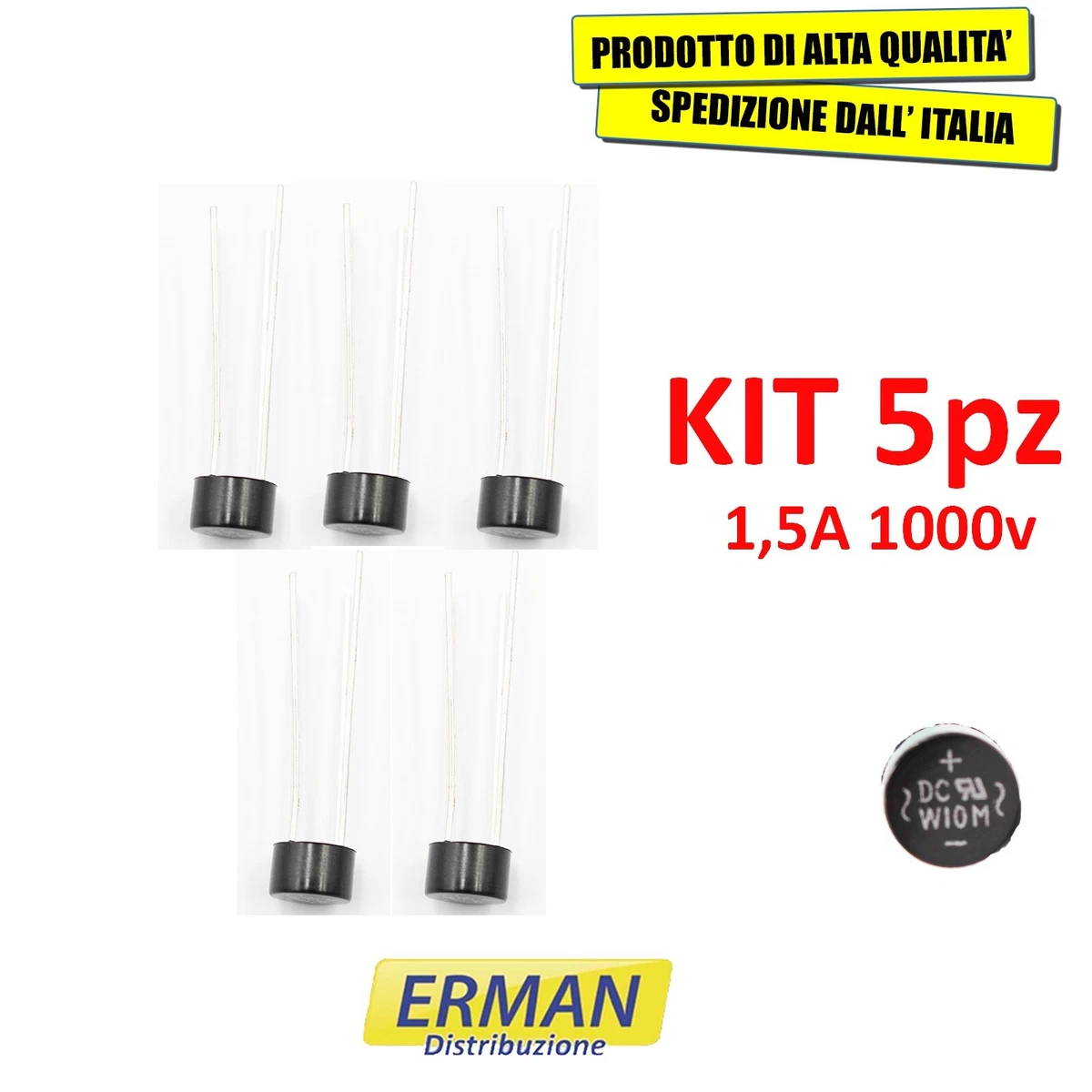 Gbu8M Ponte Di Diodi A 8A Raddrizzatore Monofase Da 1000V Diodo - Foto 2