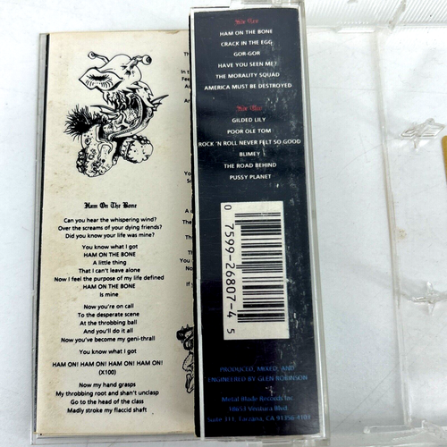 GWAR America Must Be Destroyed Cassette Tape 1992 Metal Blade WB 4-26807 - Picture 7 of 7