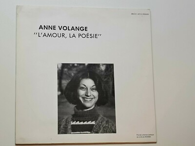 ANNE VOLANGE LP L'AMOUR LA POESIE (BRAZ 8)