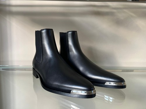 Givenchy , Silver Toe Box Chelsea Boots 