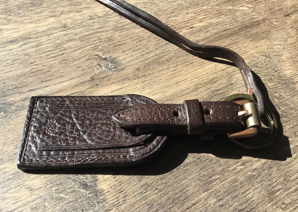 Mulberry luggage tag hotsell