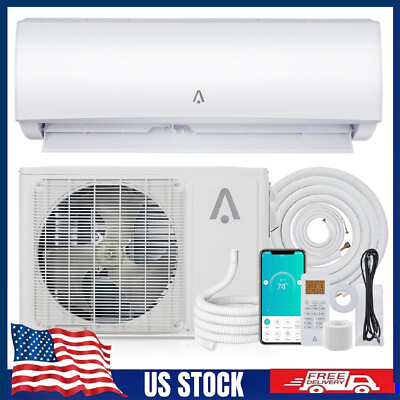 12000BTU Mini Split Air Conditioner Ductless Inverter 21 SEER2 AC Unit Heat Pump