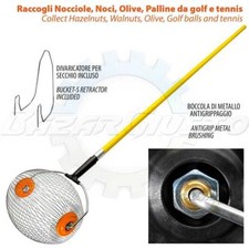 CESTELLO RULLO RACCOGLI OLIVE NOCCIOLE CASTAGNE MANDORLE NOCI - VARIE MISURE