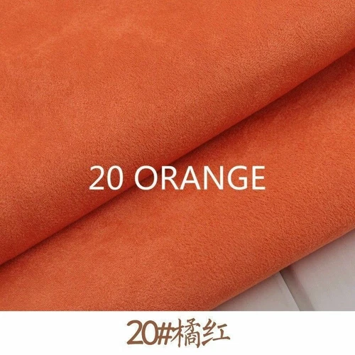 Tessuto ecopelle scamosciato fai da te materiale scamosciato tappezzeria cuscino sedia semplice dressmake - Foto 40 di 42