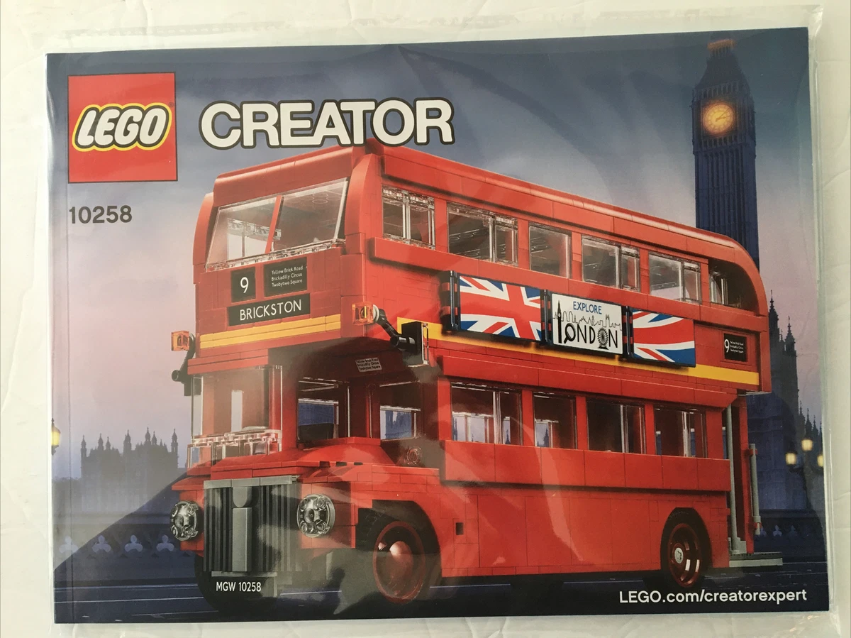 NEW INSTRUCTION ONLY LEGO 10258 EXPERT London Bus MANUAL ONLY NO BRICKS | eBay