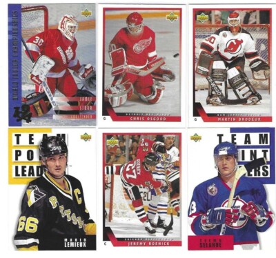 1993-94 Upper Deck Hockey base cards #251-575  Finish Your Set! *2-card minimum*