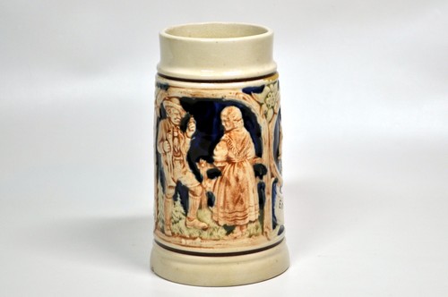 Vintage 6" Ceramic GERMAN BEER STEIN Deer/stag Design Made in Germany - Picture 2 of 9