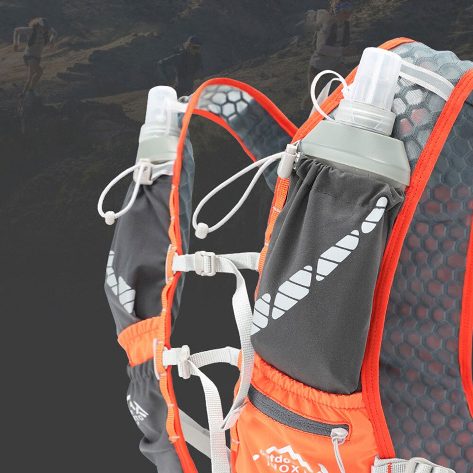 Running Cycling Vest Bag Hiking Hydration Backpack Outdoor 5L Water