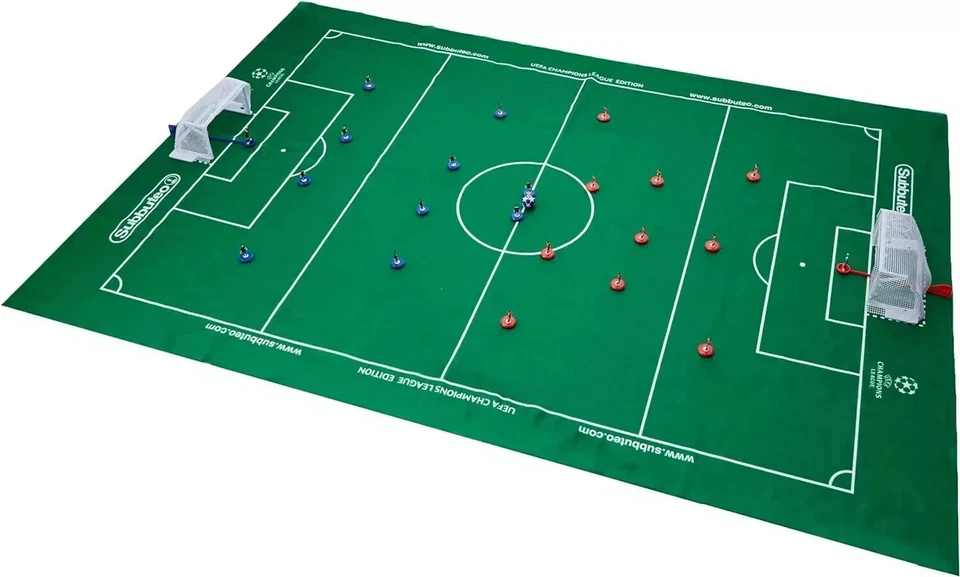 SUBBUTEO UEFA Champions Table Football Game Football Pitch Game - Image 3 of 4