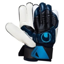Uhlsport Goalkeeper Gloves Speed Contact Soft Flex Frame Blue Soccer GK Size 7.5
