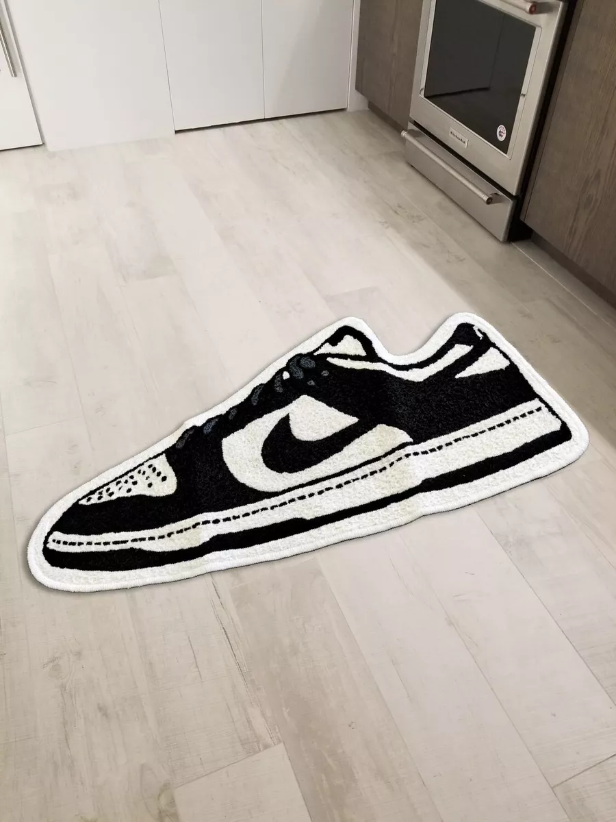 Nike Dunk Low Floor Mat Area Rug Room Modern Accent Wool Carpet | eBay