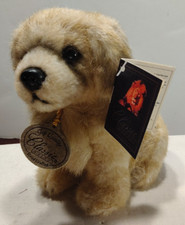 Classic Aurora Hand Crafted Small Retriever Plush Dog NWT