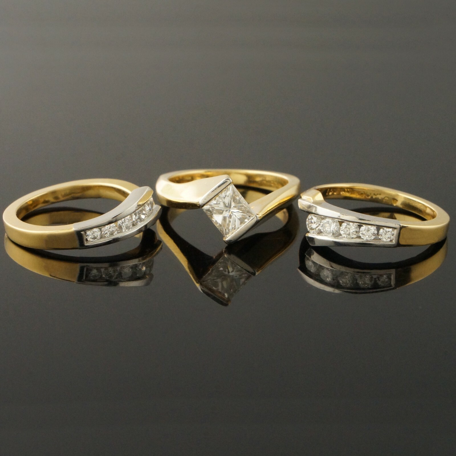 Paul Klecka Plat & Solid 18K Gold, 1.59 ctw Diamond Engagement, Wedding