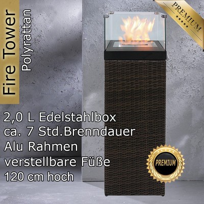 Bio Ethanol Gel Kamin Ofen Garten Terrasse Feuerstelle Feuersaule Feuerkorb Deko Ebay