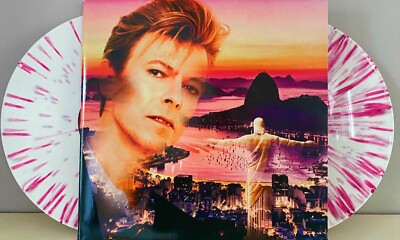 David Bowie Live in Rio 1990 limitiert nummeriert Splatter Vinyl plus gratis 7 Zoll