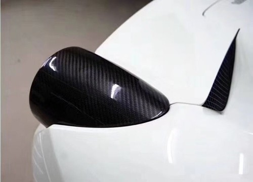 Carbon Fiber Rear Light Cover Lamp Trims For Ferrari 458 - Picture 2 of 4
