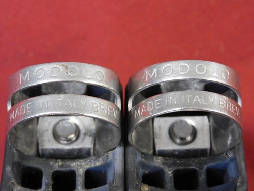 Vintage 1980er Modolo Flash Non-Aero gebohrt silber Bremshebel OHNE Hauben - Bild 9 von 10