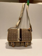 Borsa Coach Voyager Khaki Tracolla Messenger F70182 Ottime Condizioni