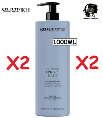 2X SELECTIVE PROFESSIONAL ONCARE DAILY MOISTURIZING SHAMPOO WEAK DRY HAIR