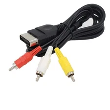 Original Audio Video Cable for Microsoft Xbox 1st Generation Console AV RCA 