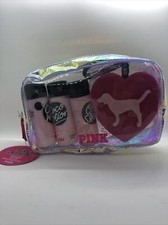 Victoria  s Secret Pink Coconut Oil Body Care Gift Set Bag Lotion Body Wash NWT