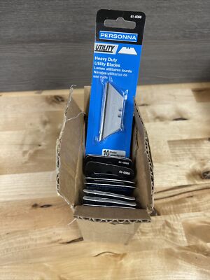 10 Pack x10pc Personna Utility Heavy Duty Utility Blades 61-0068 New