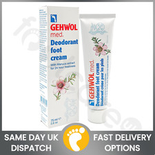 Gehwol Foot Deodorant 75ml – Fights Odour, Manuka & Aloe Vera Hydrating Cream